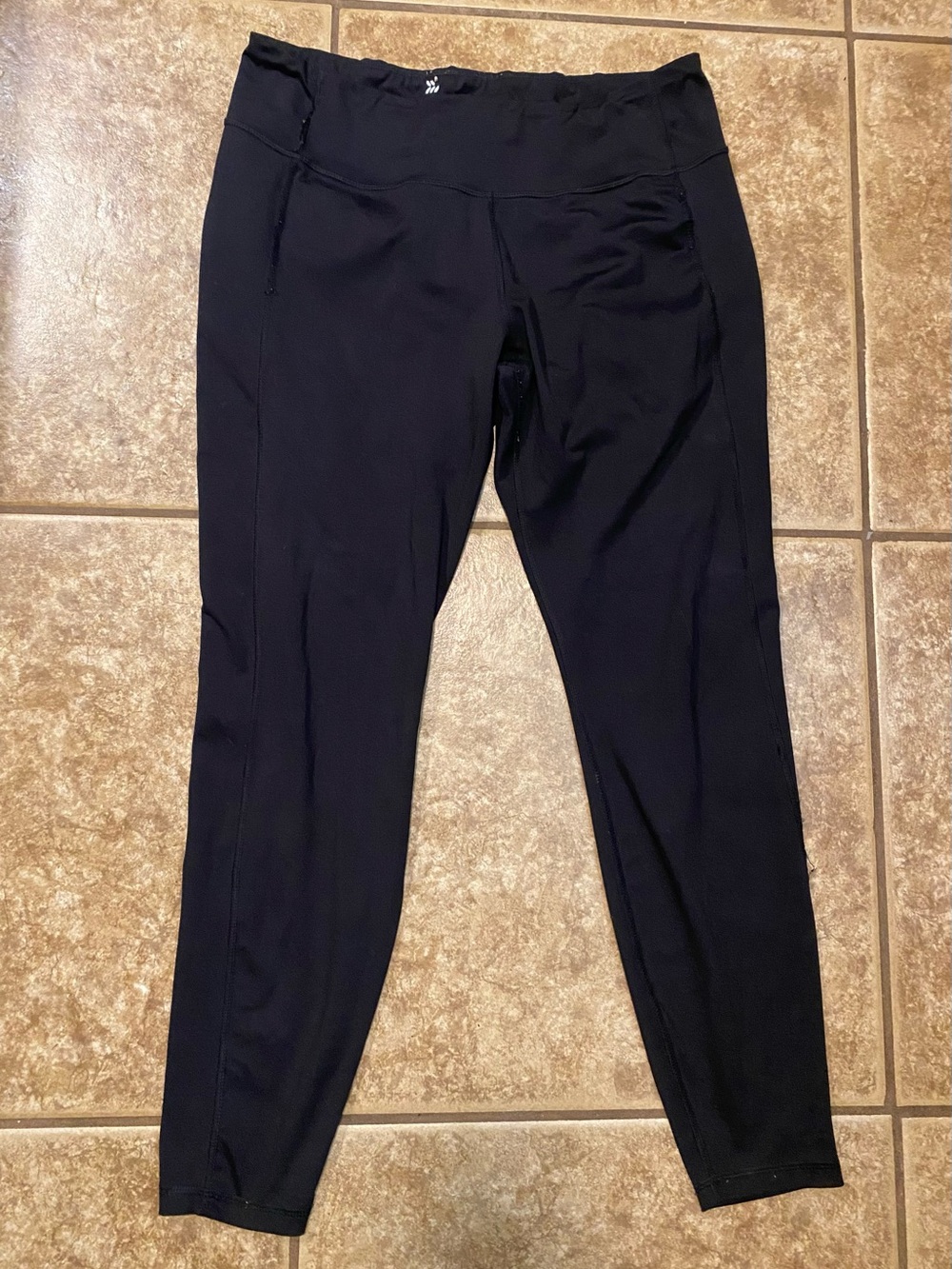 High-Rise Black Performance Leggings
